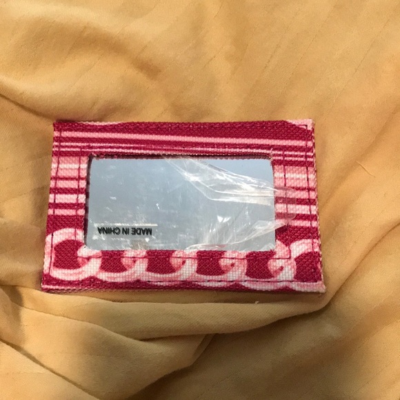 Faux leather mirror wallet off white. Convenient purse pocket size - Picture 7 of 8